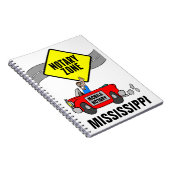 モバイル公証人ゾーン赤スポーツカーミシシッピ ノートブック (右側)