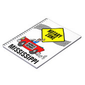モバイル公証人ゾーン赤スポーツカーミシシッピ ノートブック (左側)
