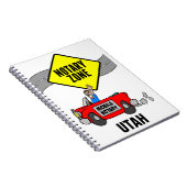 モバイル公証人ゾーン赤スポーツカーユタ ノートブック (右側)