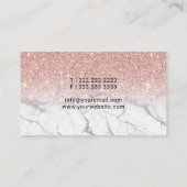 モバイル公証人パブリックバラ金ゴールド大理石の署名 名刺 (裏面)