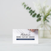 モバイル公証人プロフェッショナルローン署名業者 名刺 (スタンド正面)