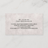 モバイル公証人ローン署名エージェントのヴィンテージ写真 名刺 (裏面)