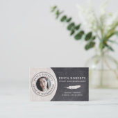 モバイル公証人ローン署名エージェントのヴィンテージ写真 名刺 (スタンド正面)