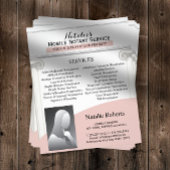 モバイル公証人ローン署名エージェントプロフェッショナルピンク チラシ