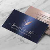 モバイル公証人ローン署名エージェント海軍とバラ金ゴールド 名刺