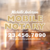 モバイル公証人ローン署名エージェント ゴールド プロモーション ウィンドウサイン (シート2)