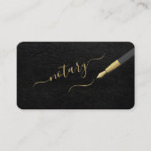 モバイル公証人ローン署名代理人の公証人 名刺 (正面)