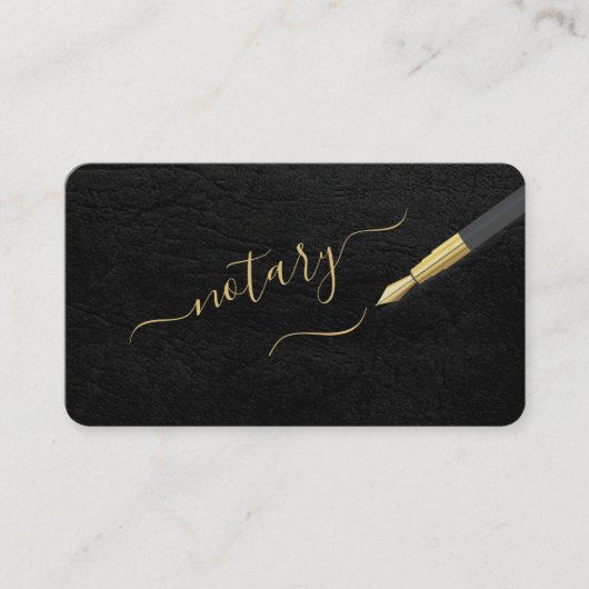 モバイル公証人ローン署名代理人の公証人 名刺 (正面)