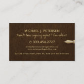 モバイル公証人ローン署名代理人の公証人 名刺 (裏面)