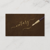 モバイル公証人ローン署名代理人の公証人 名刺 (正面)