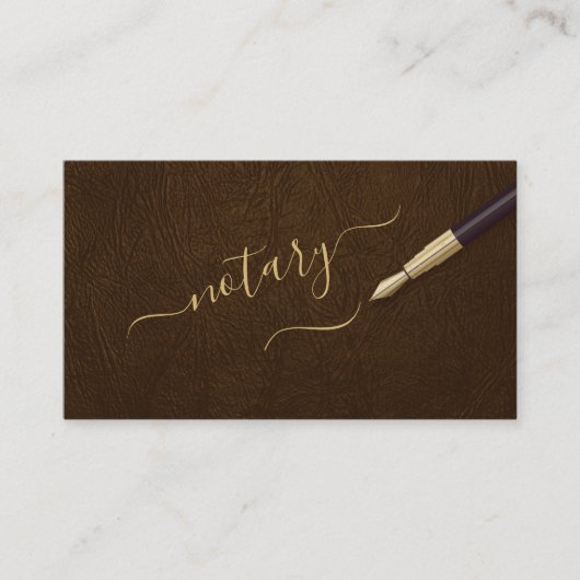 モバイル公証人ローン署名代理人の公証人 名刺 (正面)