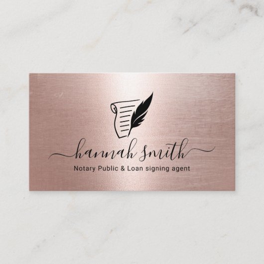 モバイル公証人ローン署名業者赤面バラ金ゴールド 名刺 (正面)