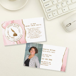 モバイル公証人公債署名フォトフライヤー 名刺