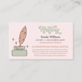 モバイル公証人公債署名業者 名刺 (正面)