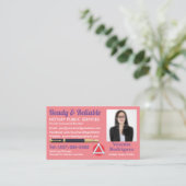 モバイル公証人公共カスタマイズ可能な写真事業C 名刺 (スタンド正面)