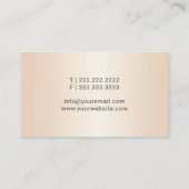 モバイル公証人公共ゴールデンサインペンアイボリー 名刺 (裏面)