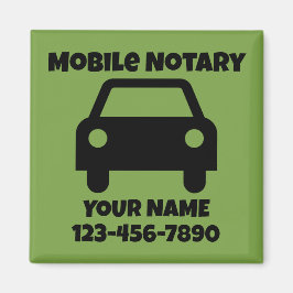 モバイル公証人公共車のシカスタマイズンボ マグネット