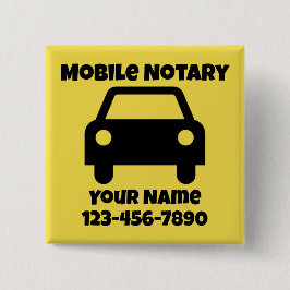 モバイル公証人公共車のシカスタマイズンボ 缶バッジ