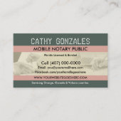モバイル公証人公用名刺 名刺 (正面)