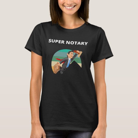 モバイル公証人公証人署名業者 Tシャツ (正面)