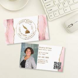 モバイル公証人公貸署名写真QRコード 名刺