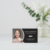 モバイル公証人署名エージェントバラ金ゴールドフローラ写真 名刺 (スタンド正面)