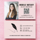 モバイル公証人署名エージェントQRコードフォト 名刺