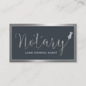 モバイル公証人署名剤金属フレーム 名刺 (正面)