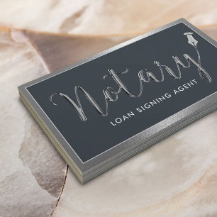 モバイル公証人署名剤金属フレーム 名刺