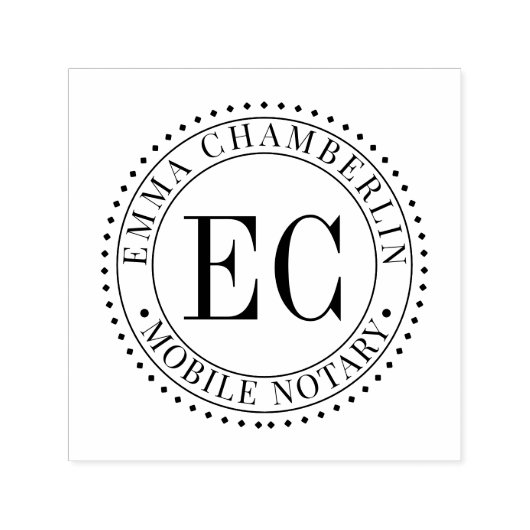 モバイル公証人 セルフインキングスタンプ (デザイン)