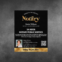 モバイル公証人・ローン署名エージェントQRコード写真 チラシ