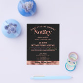 モバイル公証人・ローン署名業者バラ金ゴールドペン チラシ (シングル)