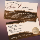 モバイル公証人・ローン署名業者バラ金ゴールド 名刺