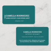 モバイル公証人 名刺 (正面/裏面)