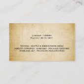 モバイル公証署名代理人ヴィンテージクールペン 名刺 (裏面)