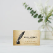 モバイル公証署名代理人ヴィンテージクールペン 名刺 (スタンド正面)