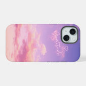 モバイル原因態度 iPhone 15ケース (裏面横)