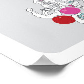 モバイル技術を使用したピラティスのキャンバス ポスター (角)