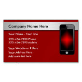 モバイル技術 マグネット名刺 (正面)