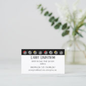 モバイル整備士ブレーキサービスブラッククラシック 名刺 (スタンド正面)