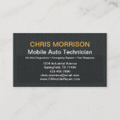 モバイル整備士自動車修理サービス 名刺 (裏面)