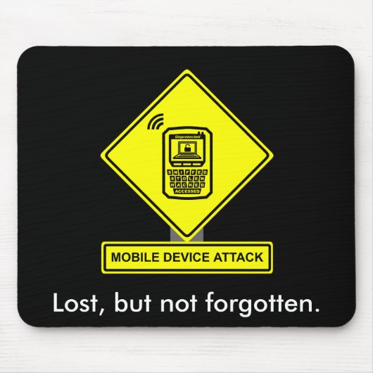 モバイル機器の攻撃のマウスパッド マウスパッド (正面)