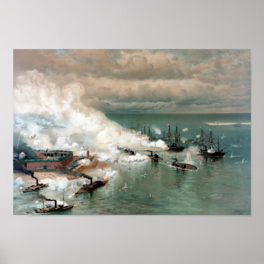 モバイル湾の戦い – 内戦 ポスター (正面)