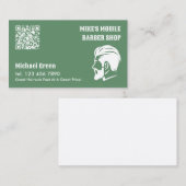 モバイル理容師カスタムQR 名刺 (正面/裏面)