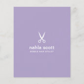 モバイル美容師はさみモダン紫 チラシ (裏面)