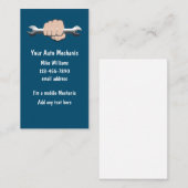 モバイル自動整備士垂直名刺 名刺 (正面/裏面)