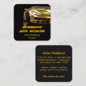 モバイル自動詳細サービス名刺 スクエア名刺 (正面/裏面)