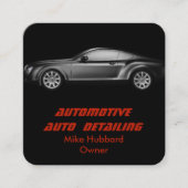 モバイル自動詳細サービス名刺 スクエア名刺 (正面)