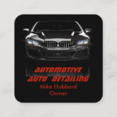 モバイル自動詳細サービス名刺 スクエア名刺 (正面)