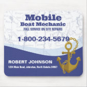 モバイル船舶整備士 マウスパッド (正面)